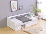 Herb Daybed with Drawers White