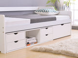 Herb Daybed with Drawers White