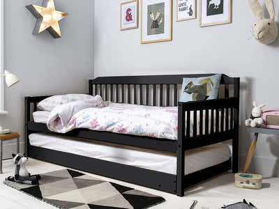 Karlan Daybed with Trundle - Black