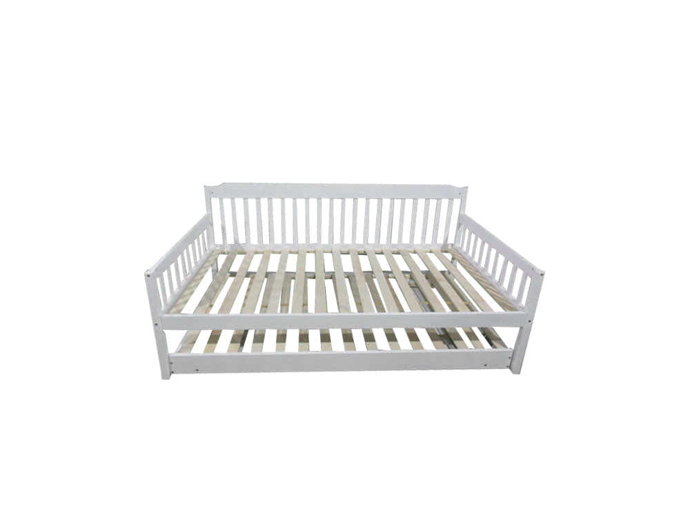 Karlan Daybed with Trundle - White