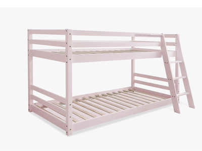 Polli Mid-Sleeper Bunk Bed - Pink