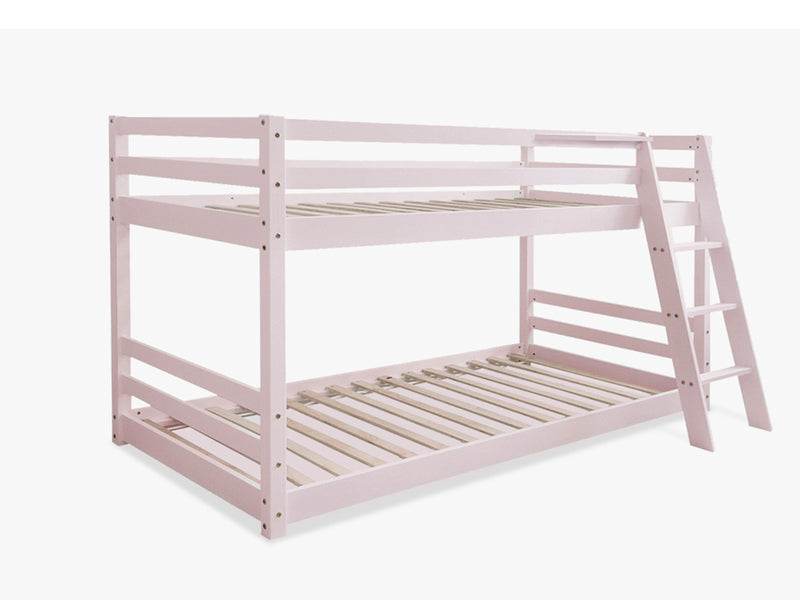 Polli Mid-Sleeper Bunk Bed - Pink