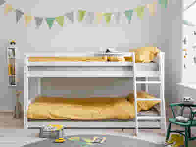Polli Mid-Sleeper Bunk Bed - White