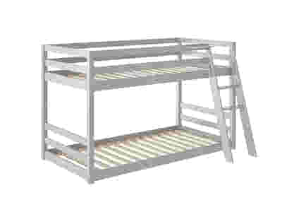 New Polli Mid-Sleeper Bunk Bed Grey