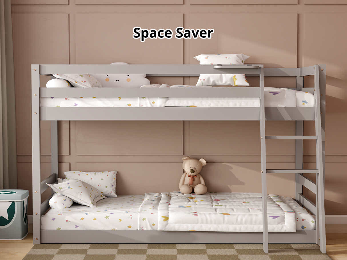 Xclusive Polli Mid-Sleeper Bunk Bed - Grey
