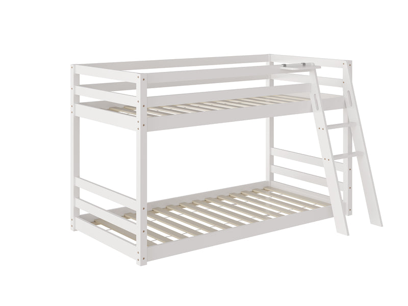 New Polli Mid-Sleeper Bunk Bed White