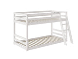 DS New Polli Mid-Sleeper Bunk Bed White