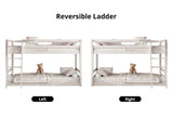 DS New Polli Mid-Sleeper Bunk Bed White
