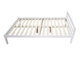 Wayford King Single Bed Frame - Wooden White