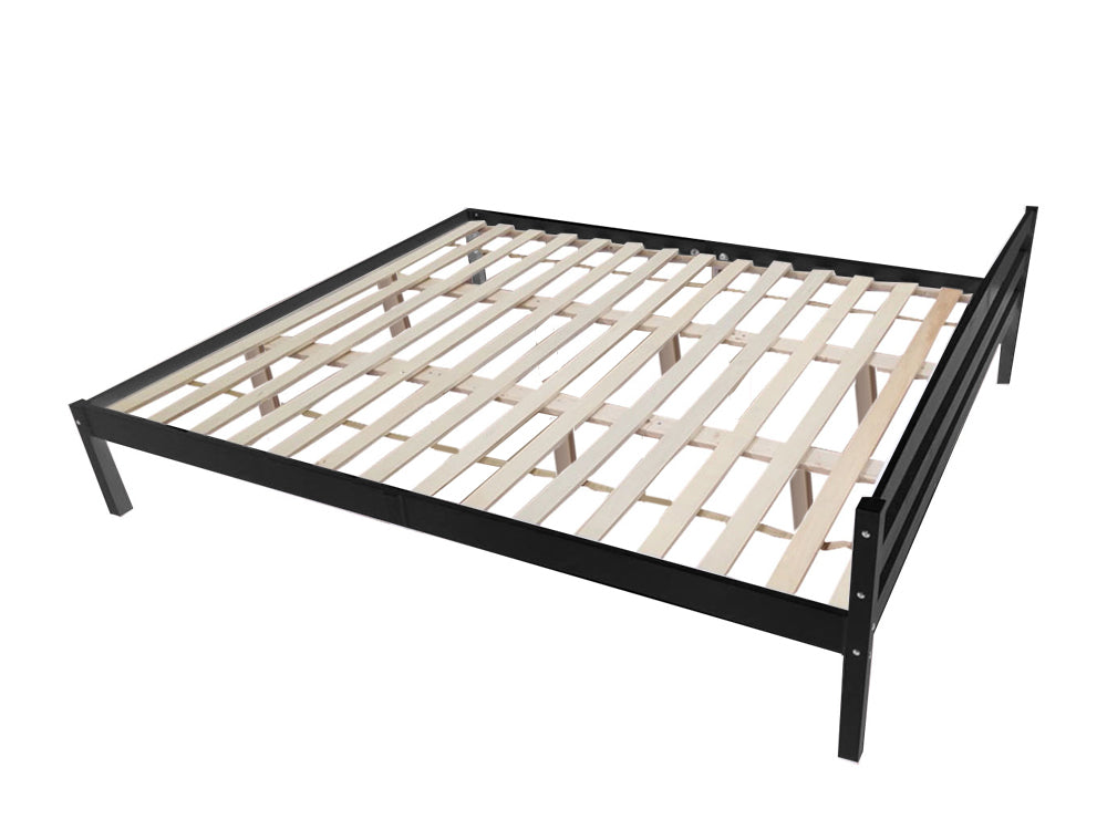 Wayford Queen Bed Frame - Wooden Black