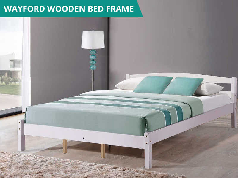Wayford Bed Frame White - Queen