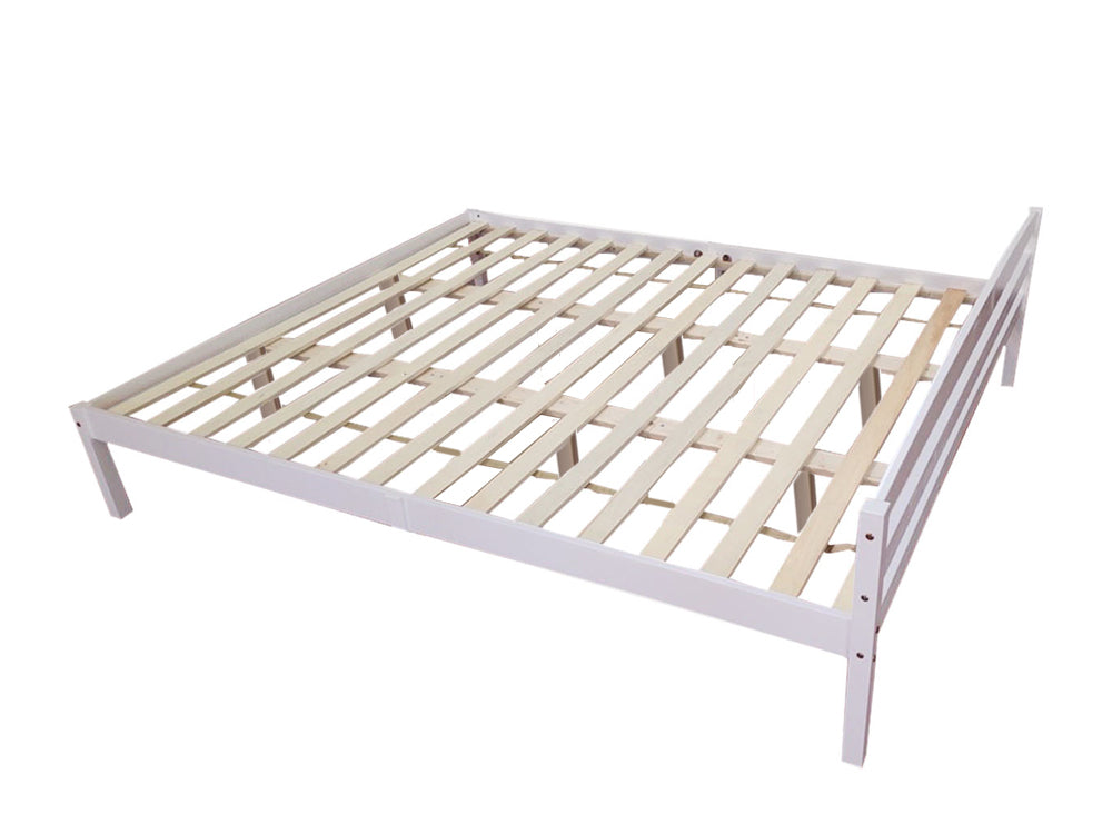Wayford Queen Bed Frame - Wooden White