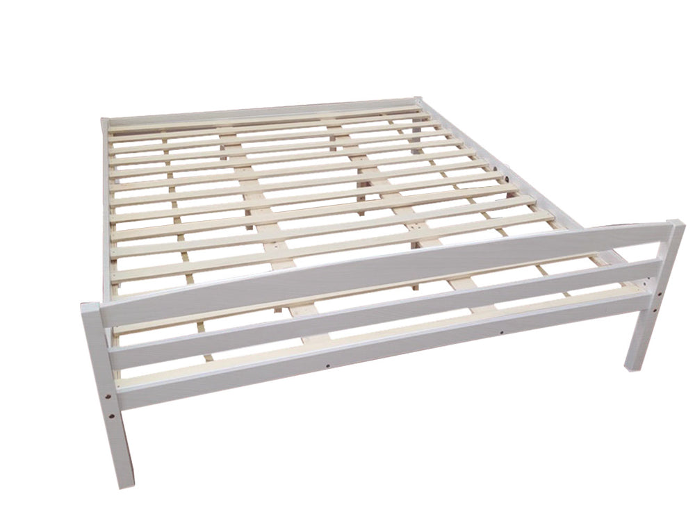 Wayford Queen Bed Frame - Wooden White