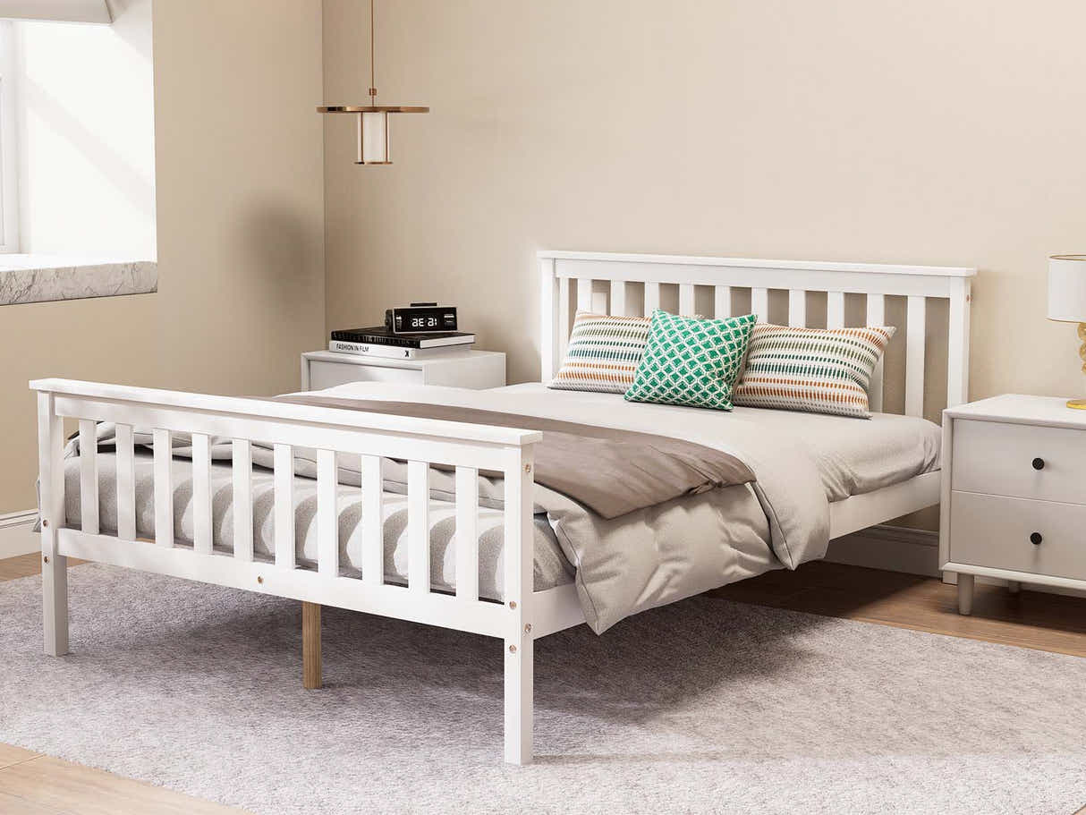 New Hampshire Bed Frame Double White