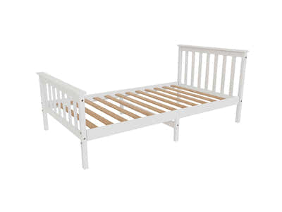 DS New Hampshire Bed Frame King Single White