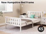 DS New Hampshire Bed Frame King Single White