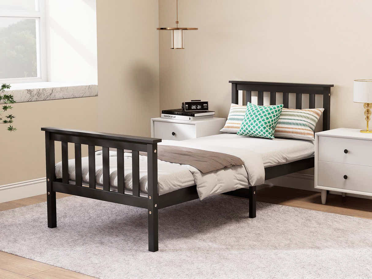 New Hampshire Bed Frame Single Black