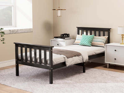 Hampshire Bed Frame Single - Black