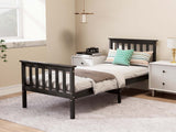 New Hampshire Bed Frame Single Black