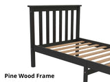 New Hampshire Bed Frame Single Black