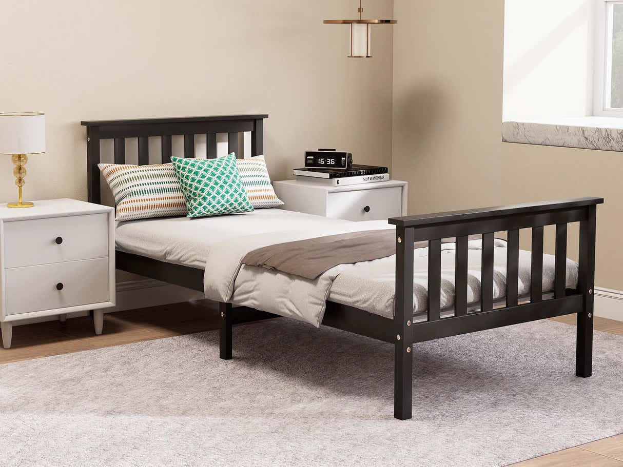 New Hampshire Bed Frame Single Black