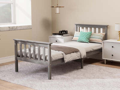Hampshire Bed Frame Single - Grey