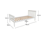 New Hampshire Bed Frame Single White