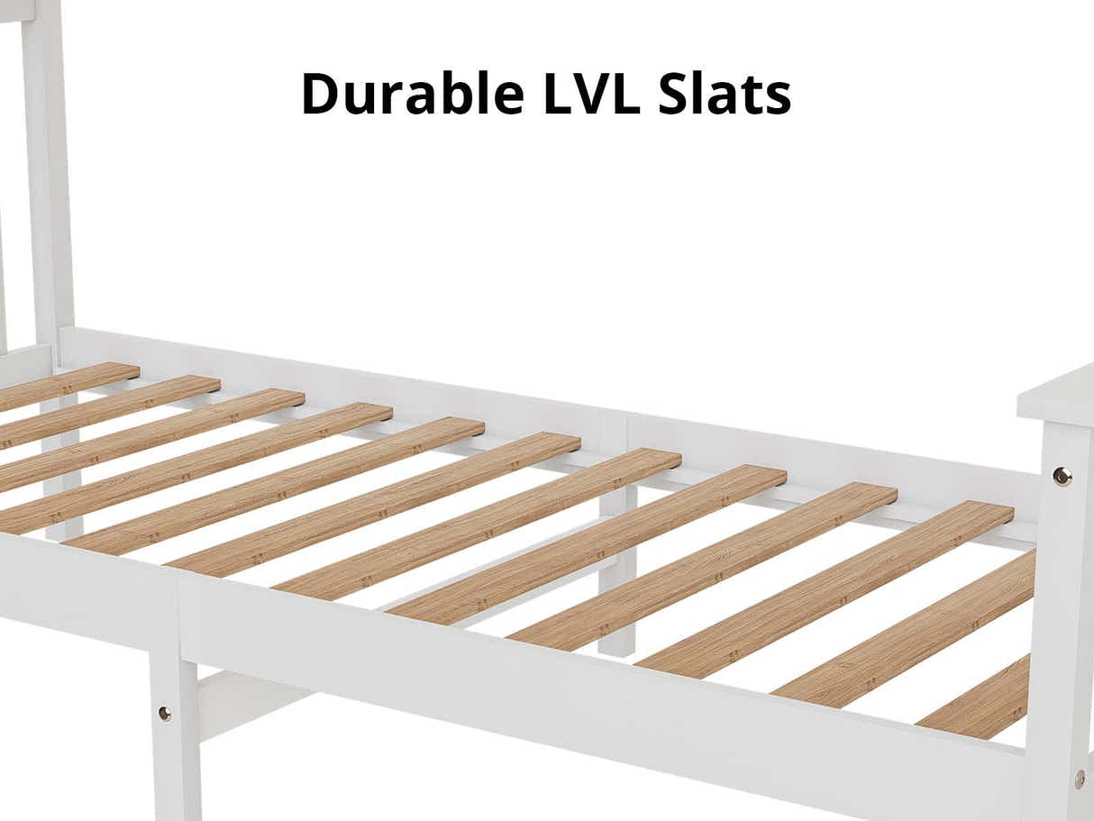 New Hampshire Bed Frame Single White
