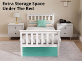 New Hampshire Bed Frame Single White