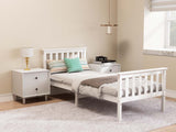 New Hampshire Bed Frame Single White