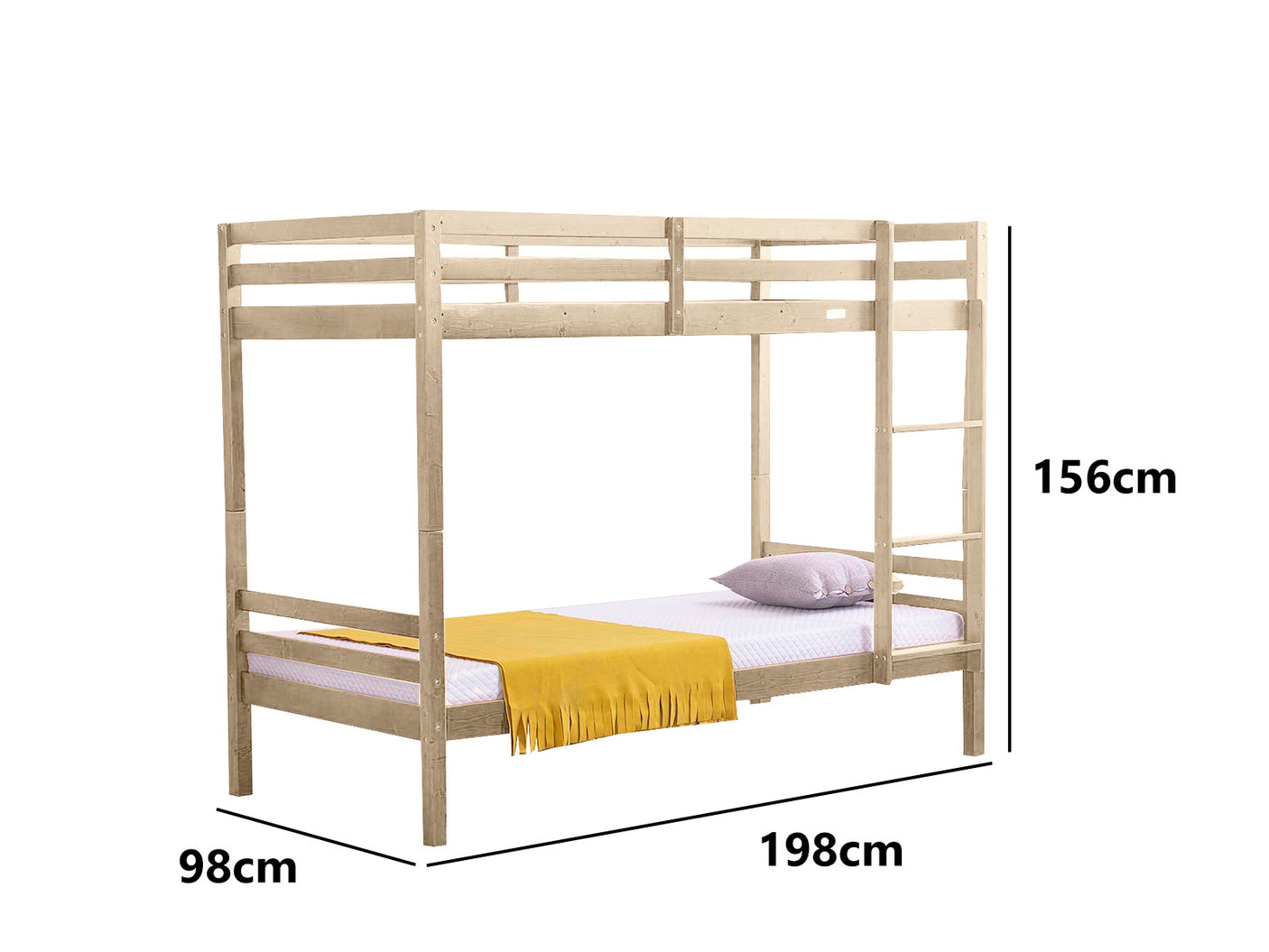 New Lyn Bunk Bed Natural