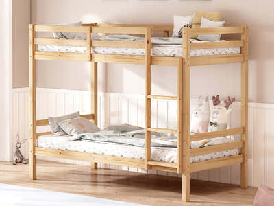 New Lyn Bunk Bed - Natural Wood