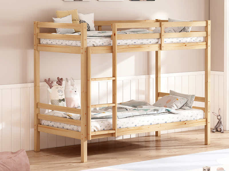 New Lyn Bunk Bed - Natural Wood
