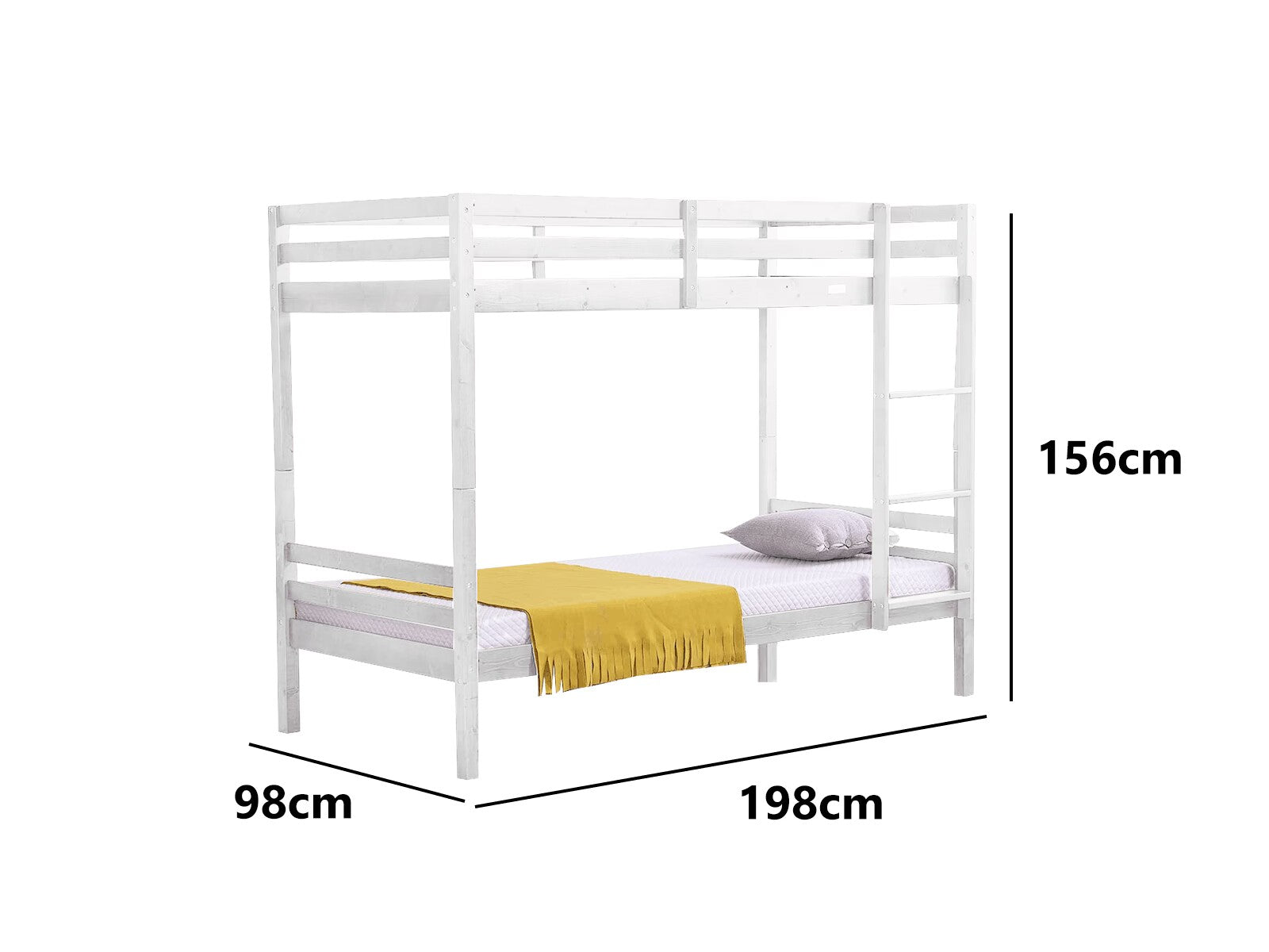 DS New Lyn Bunk Bed White