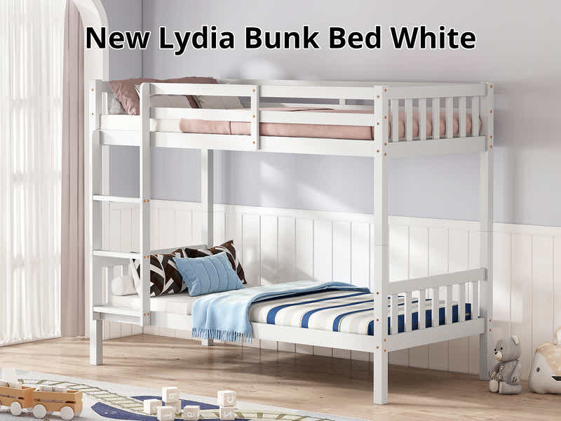 New Lydia Bunk Bed White