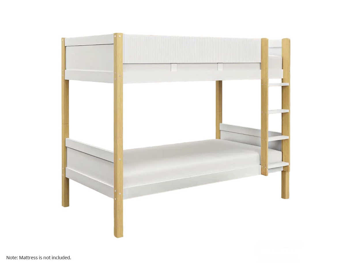 Mateo Bunk Bed - Oak & White