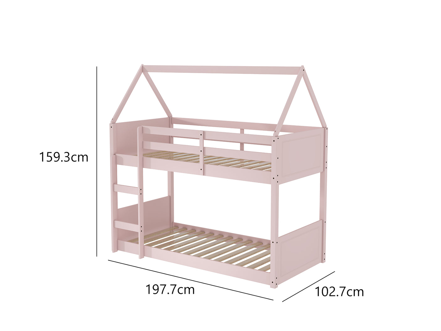 Dolly Bunk Bed Pink