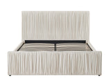 Blaine Queen Bed Frame - Velvet Beige