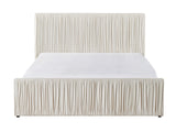 Blaine Queen Bed Frame - Velvet Beige