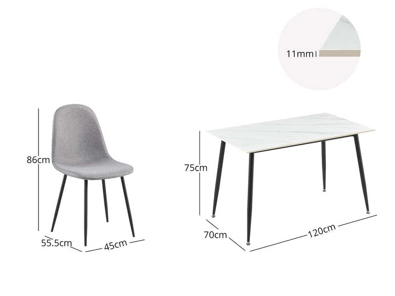 Esther 5-Piece Dining Set