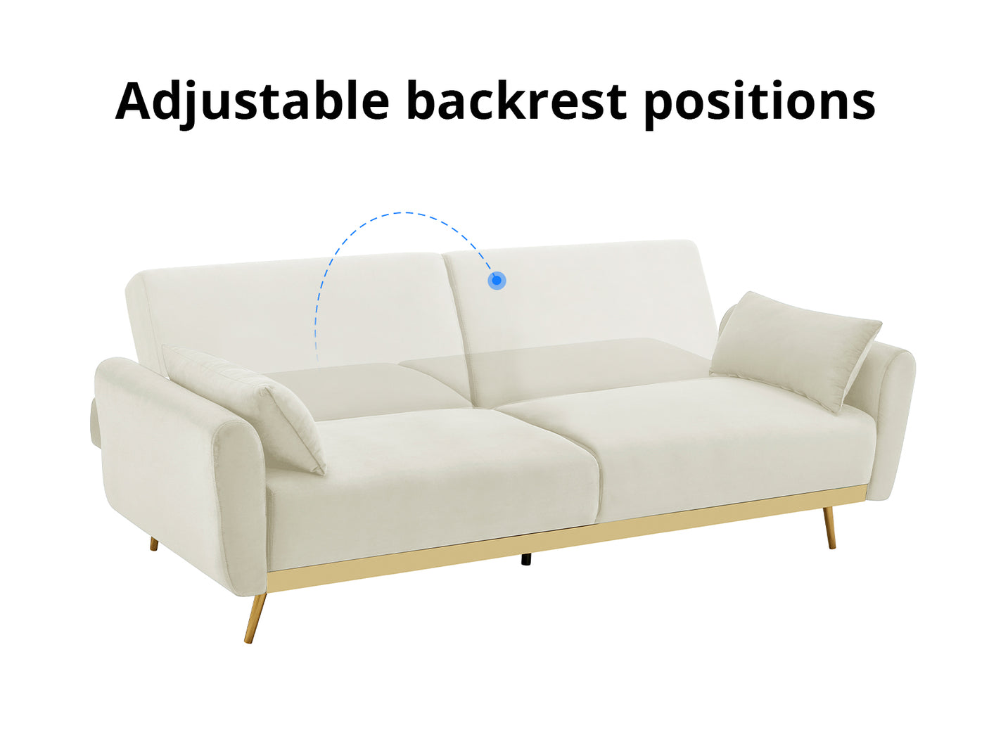 Limpley Sofa Bed Velvet Beige