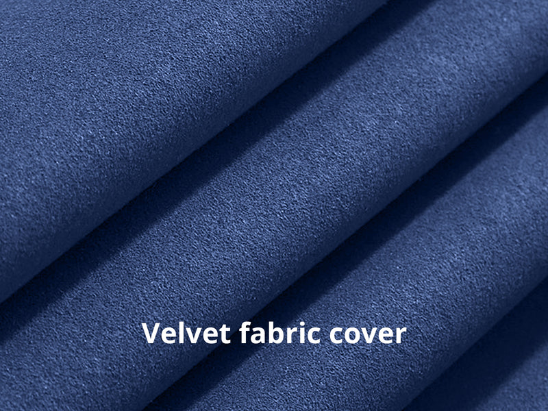 Limpley Velvet Sofa Bed - Blue
