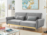 Limpley Sofa Bed Velvet Grey
