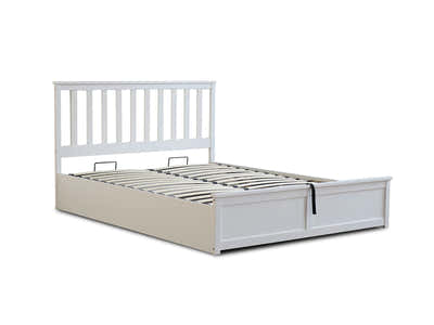 Atlantis Storage Bed Frame White - Double