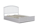 Harrogate Storage Bed Frame White - Double