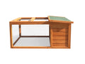 DS Wooden Rabbit Hutch - 101cm