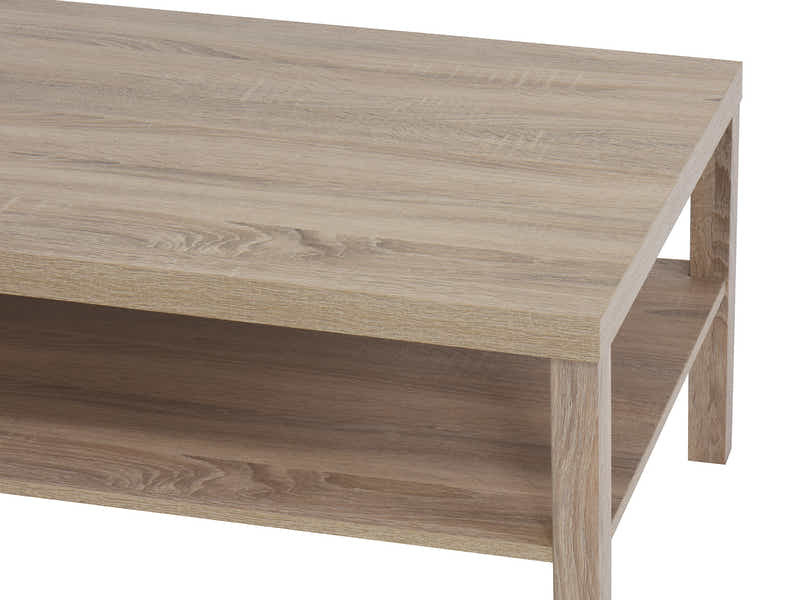 Chessel Coffee Table with Shelf