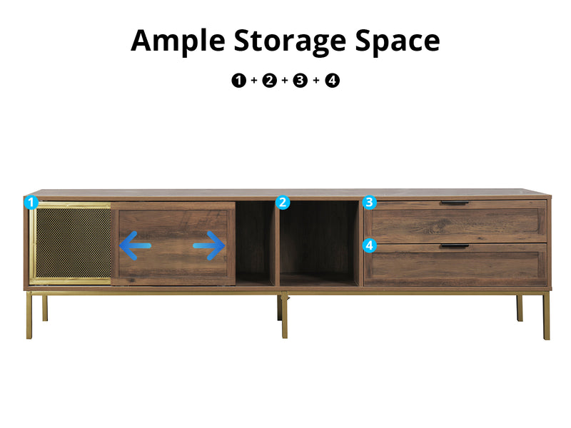 Olveston Entertainment Unit - 200 cm