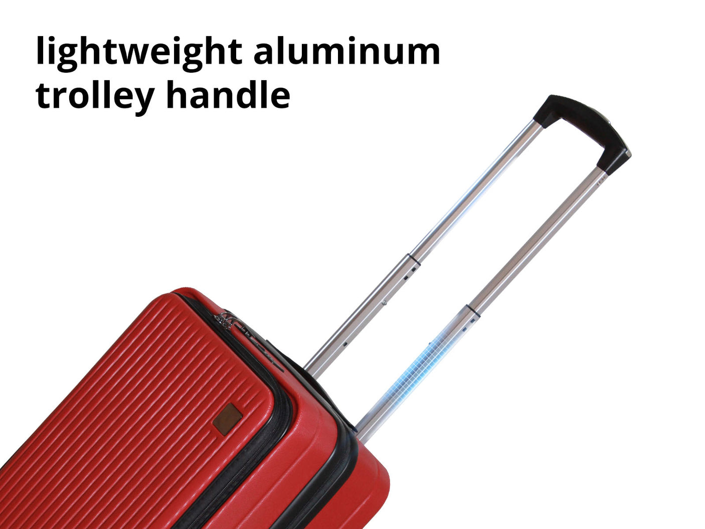 Luggage Set 3pcs front open wine red