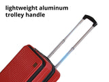 Luggage Set 3pcs front open wine red